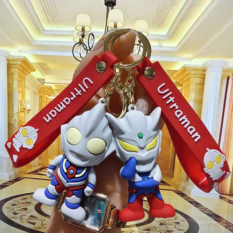 卡通公仔奥特曼钥匙扣小挂件饰品