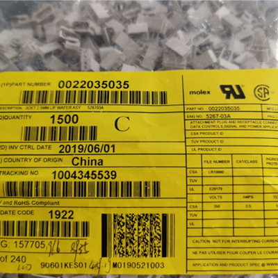 molex连接器 2203-5035 22035035 22-03-5035 5267-03A 原装现货