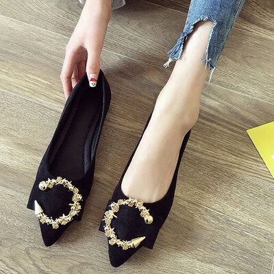 Flat sole single shoes for women, soft sole, low heel shoes