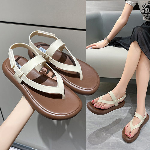 Sandals for women, summer flat heels, soft soles, Sandals