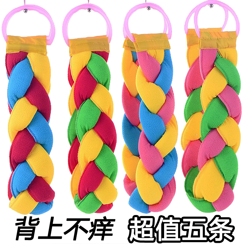 长条麻花拉背条洗澡巾搓背巾搓泥