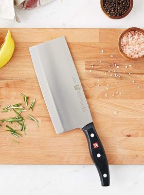 德国进口双立人波格斯Pollux菜刀不锈钢家用切肉中片刀30795-180