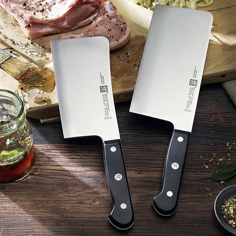 德国进口双立人Gourmet系列套装中片刀斩骨刀中式菜刀不锈钢刀具