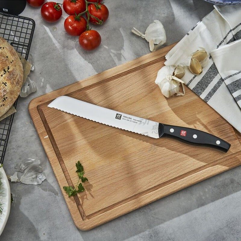 双立人pollux波格斯厨房锯齿进口不锈钢蔬菜面包刀冻肉多汁水果刀