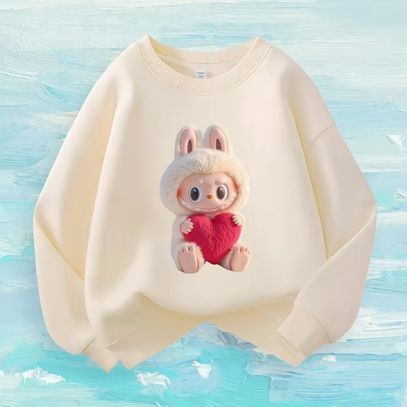 女童长袖百搭卫衣秋冬季新款时尚韩版舒适洋气中大童男女同款上衣