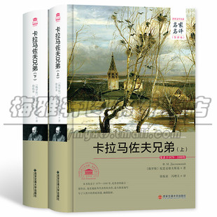 正版 卡拉马佐夫兄弟（ 套装2册）陀思妥耶夫斯基精装版世界文学名著名家名译全中文青少年读物中小学生课外阅读 西安交通大学图书