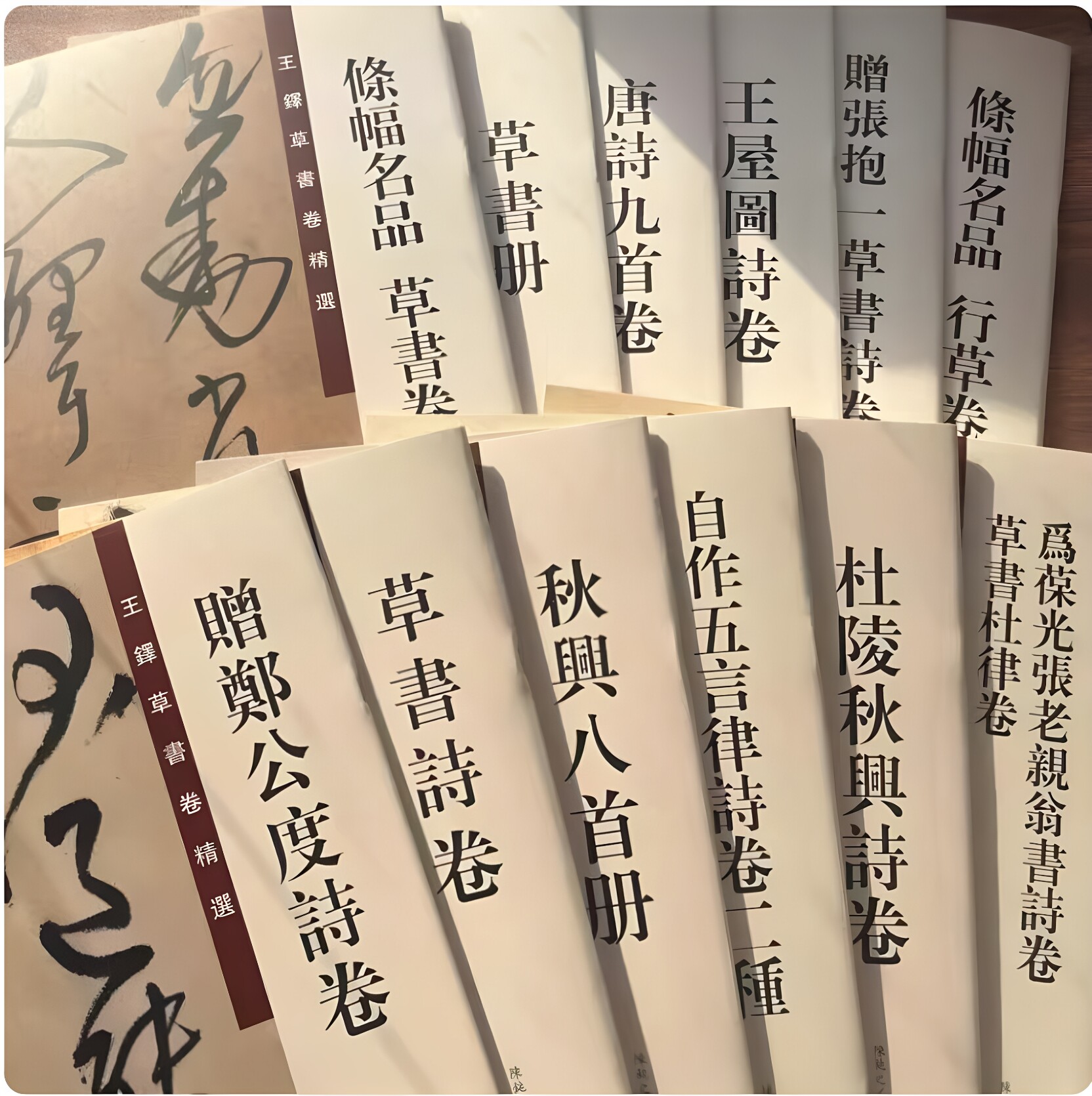 王铎草书经典全集12册中国书法碑帖法帖字帖临摹临习练习墨迹鉴赏草书杜律卷杜律卷杜甫凤林戈未息诗卷赠子房公草书卷书法篆刻书籍