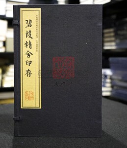 手工宣纸线装南皮张氏碧葭精舍印存一函八册馆藏珍稀印谱收玉印战国官私古玺秦汉官私印历代印谱印章印玺刻印篆刻艺术研究收藏书籍