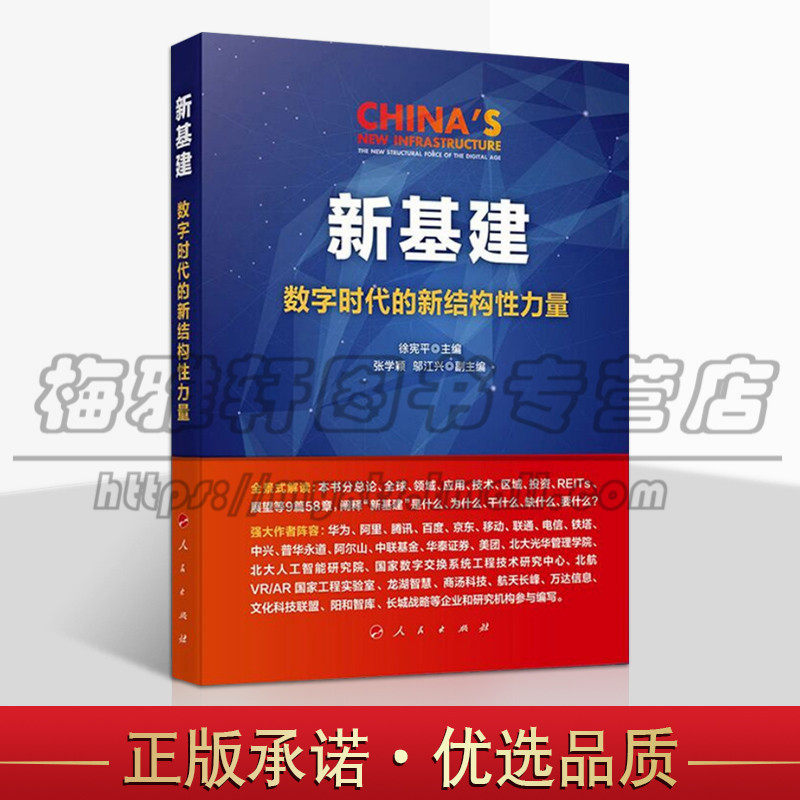 正版 新基建:数字时代的新结构性力量 徐宪平 编 全方位解码“新基建” 中国基础设施建设研究经济技术开发区人民出版社图书