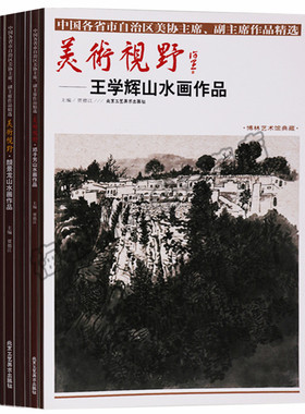 正版 美术视野 山水画部分 中国各省市自治区美协主席 副主席作品精选（共八册）邓子芳山水画作品 丁力山水画北京工艺美术图书
