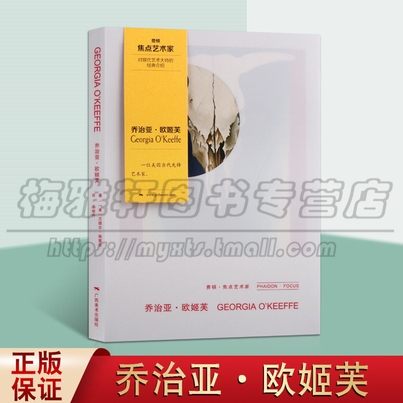 正版乔治亚欧姬芙 费顿焦点艺术家系列 兰德尔格里芬 抽象炭笔画水彩画静物树木人物建筑绘画技法西方艺术史研究广西美术出版图书