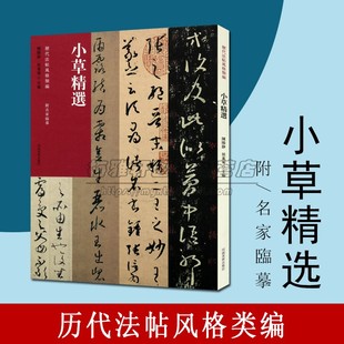 历代法帖风格类编-小草精选高清大字草书字帖法帖 王羲之十七帖孙过庭书谱怀素中草千字文贺知章孝经 经典临摹鉴赏书籍河南美术社