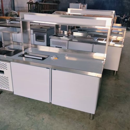 水吧台商用不锈钢雪克操作台