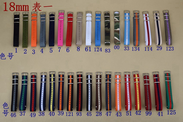 dw尼龙帆布情侣手表带