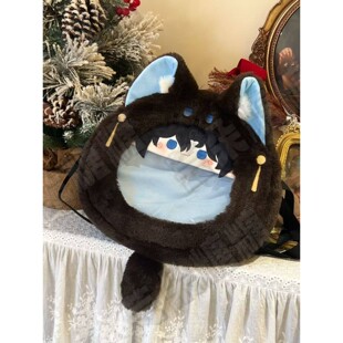 原创游戏周边同人王者荣耀孙权属性棉花娃娃痛包双肩包背包斜跨包