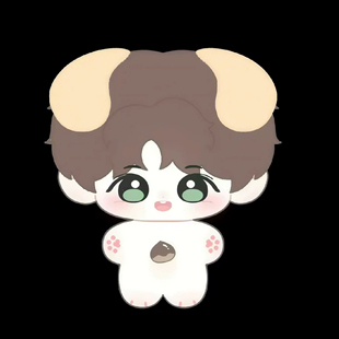 正版TF三代张泽禹属性10cm小栗宝海星体棉花娃娃明星周边送闺蜜