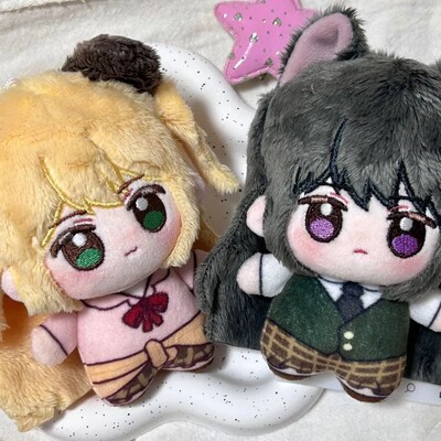 citrus柑橘味香气动漫周边蓝原柚子蓝原芽衣属性10cm棉花娃娃玩偶