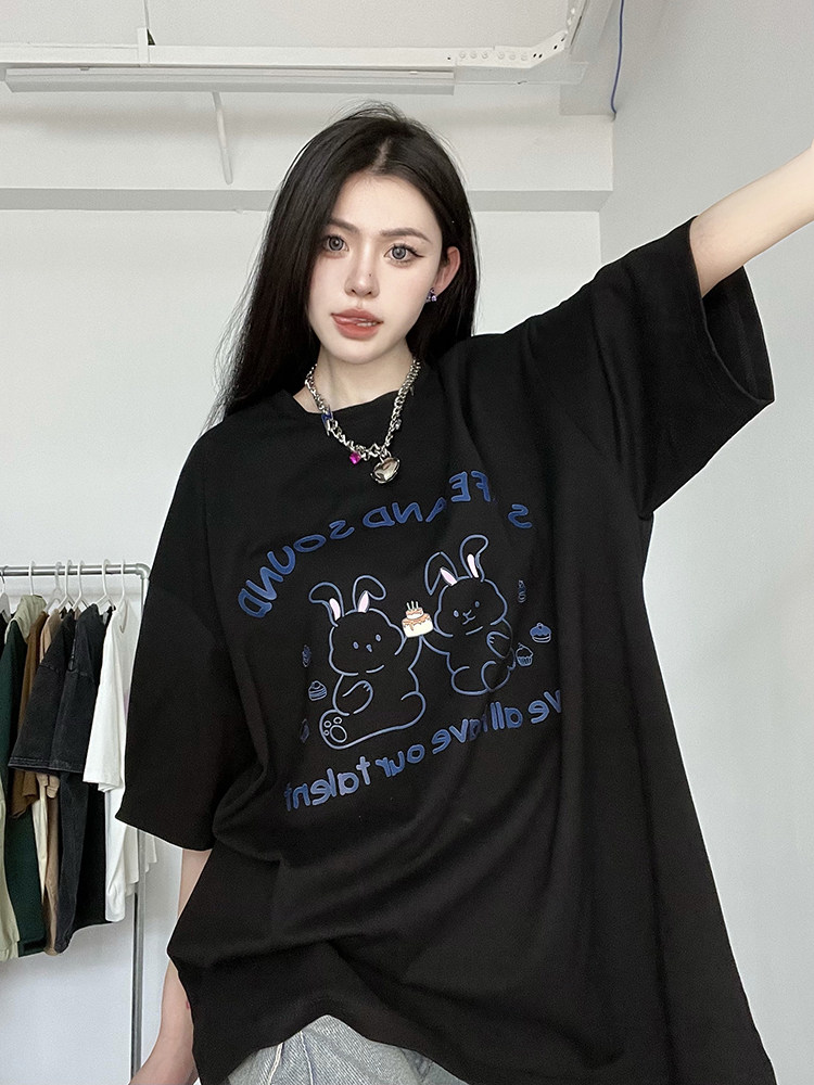 XZ607-1-DT517-P38控价49印花款短袖T恤,女装T恤,星座607-1