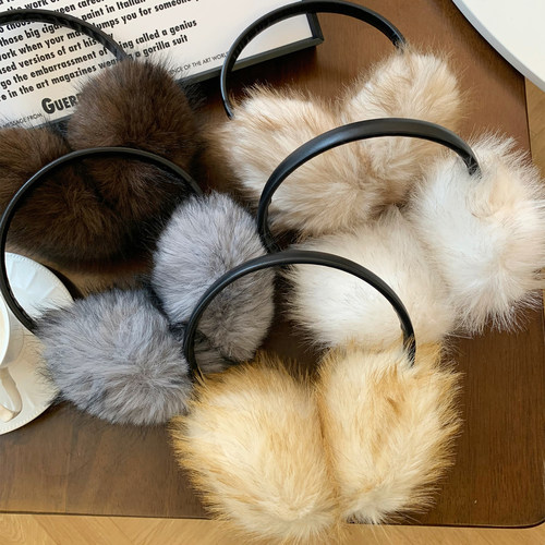 秋冬季保暖护耳毛绒耳罩耳套女