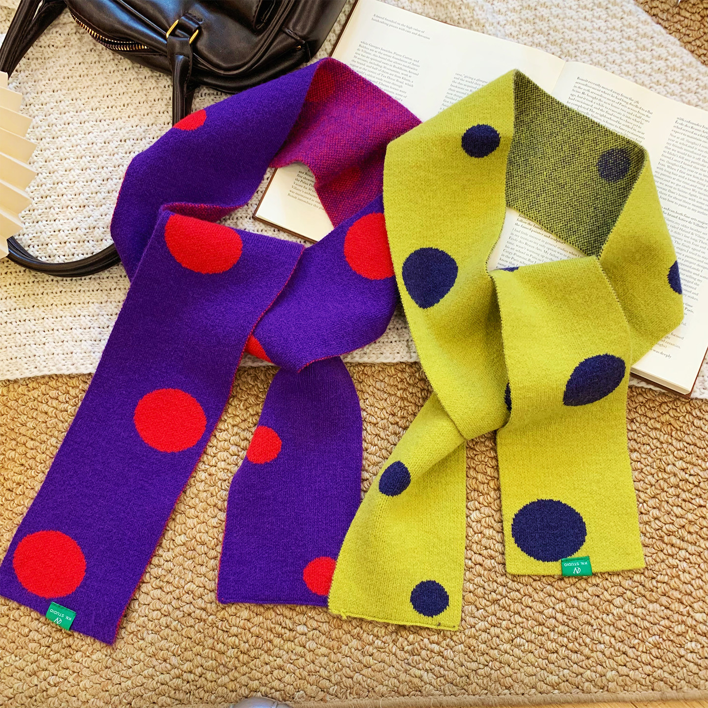 秋冬季保暖百搭围巾护颈围脖女