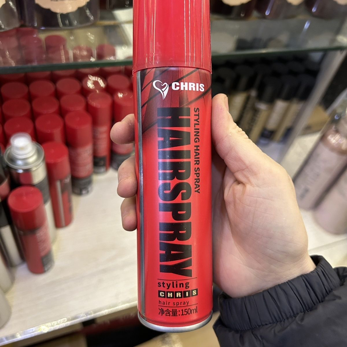 克莉丝超时空干胶定型喷雾发胶男女士清香特硬速干啫喱持久旅行装