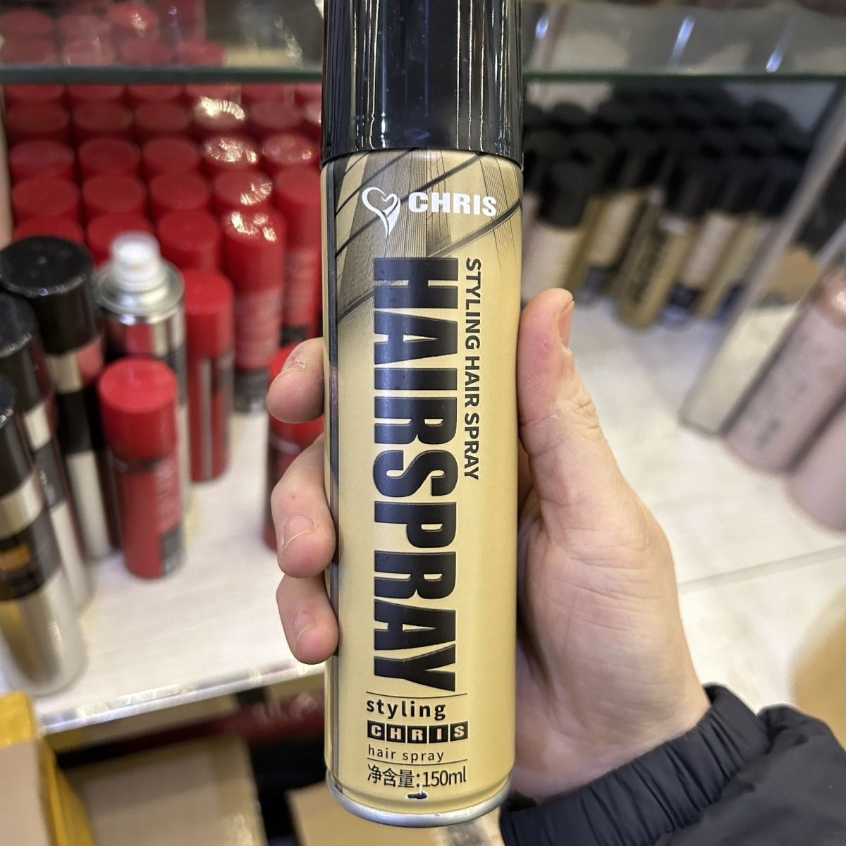 克莉丝超时空干胶定型喷雾发胶男女士清香特硬速干啫喱持久旅行装