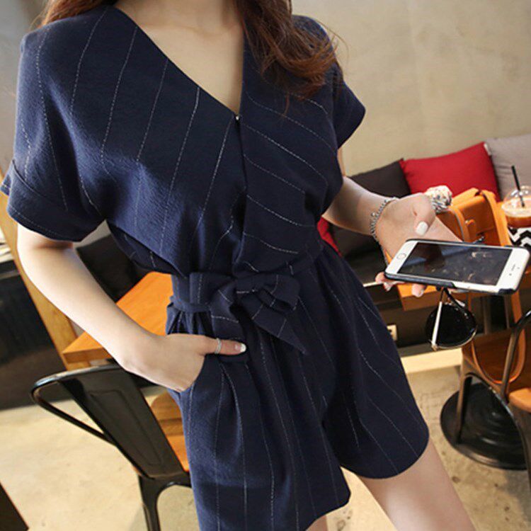 套装连体短裤女夏装宽松潮女装大码韩版阔腿裤裙收腰显瘦高腰连身|msdalam kategori Butik wanita / wanita, seluar, seluar santai - dari Buy2taobao.com untuk memberikan perkhidmatan ejen Taobao profesional membeli