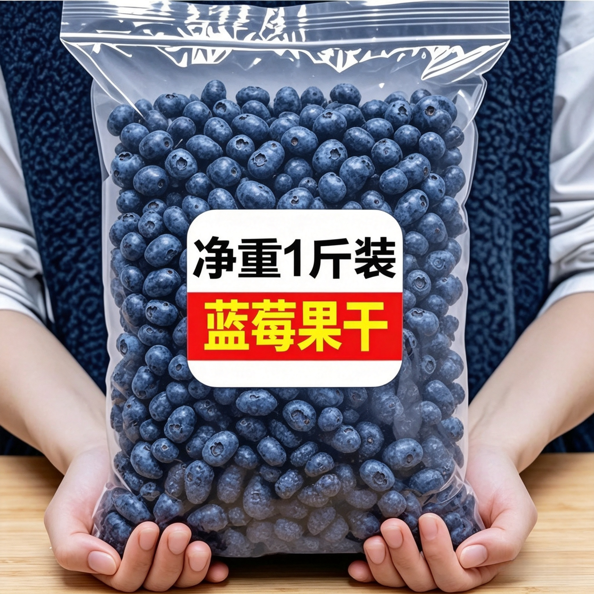 正宗原味特大颗粒蓝莓干蓝莓果干烘焙专用无糖精无添加剂商用批发