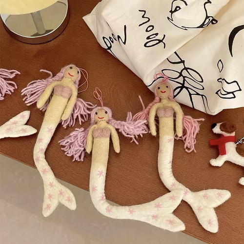 尼泊尔手工原版美人鱼挂件正版