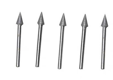 金刚石磨头电磨机磨头石头玉石雕刻打磨头圆柱型金刚砂磨头