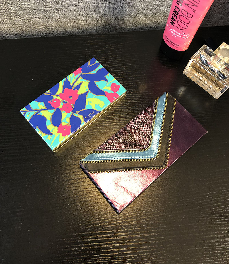 四件包邮 出口欧美tarte眼影盒化妆盒镜盒 2款入