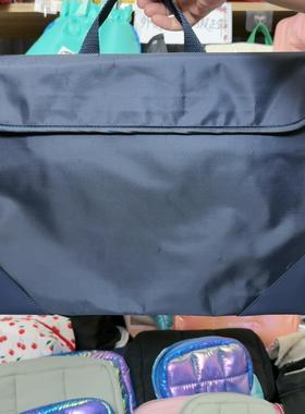 四件包邮 蓝色防水手提文件袋A4补课袋整理袋笔记本电脑ipad袋