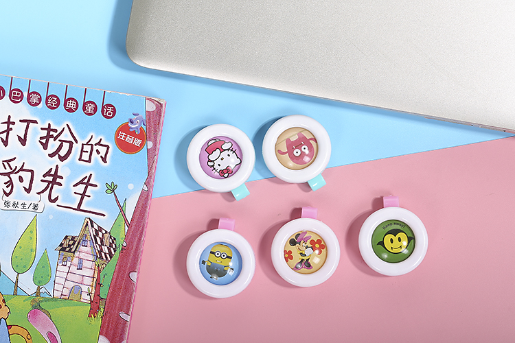 四件包邮 出口韩国植物成分驱蚊神器户外便携驱蚊扣 儿童孕妇婴儿