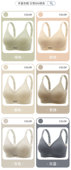 云朵固定杯一片式 无痕美背聚拢防下垂舒适透气零束缚内衣