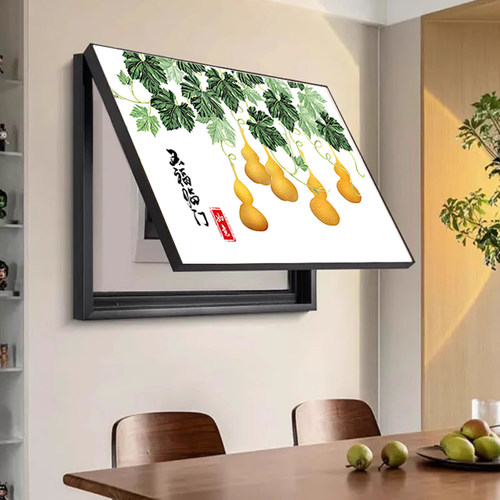 配电箱客厅餐厅新中式电表箱