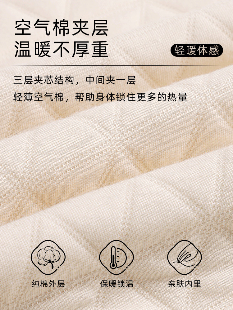 FENTENKE AN PAJAMAS WOMENS SPRING AND AUTUMN 2025 NEW COTTON AIR COTTON DRESSING GOWNS SANDWICH AUTUMN AND WINTER PADDED BATHROBES