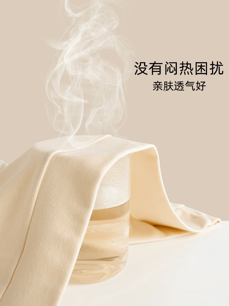 유방 패드가있는 FENTON KEAN 잠옷 여성 봄 가을 순수 코튼 긴 소매 2024 새로운 스타일 웨어러블 홈 의류 세트