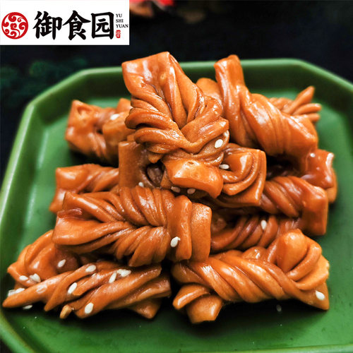 御食园北京蜜麻花酥脆可口好吃
