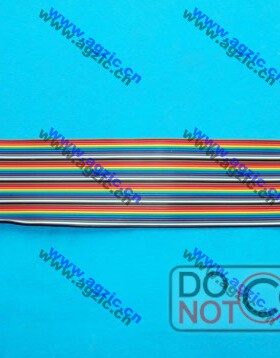 40P杜邦线 双头1P胶壳 长30CM 12股铜丝 彩排线 40根一排