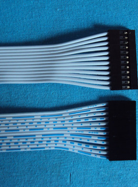 12P杜邦线 长20CM  双头12P胶壳 24号兰蓝白线0.12元/1P