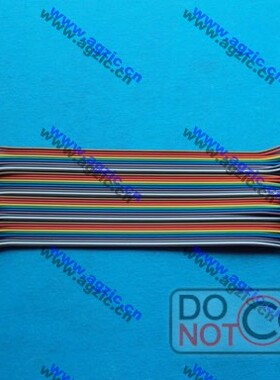 40P杜邦线 双头1P胶壳 长20CM 12股铜丝 彩排线 40根一排3.5元