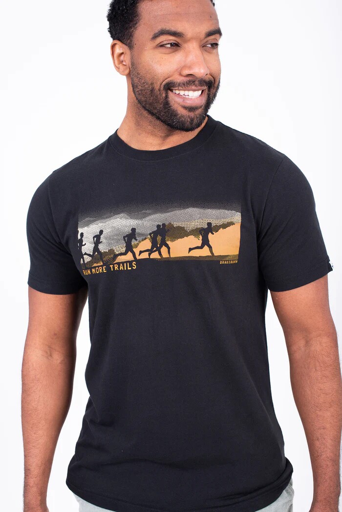 外贸原单英国brakeburn自行车周边印花短袖T恤衫男士夏季纯棉T恤