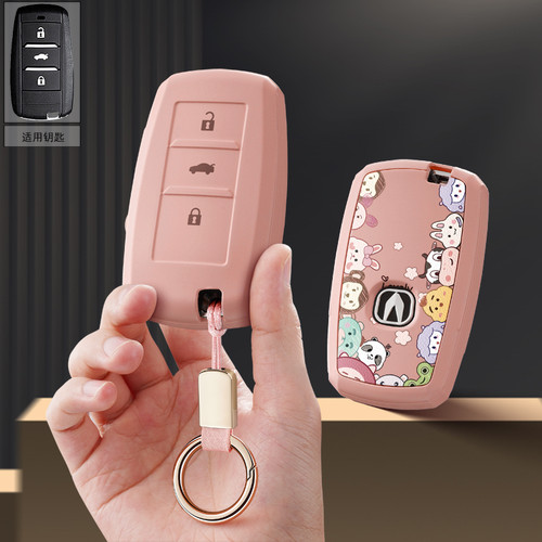 适用长安CS75锐程CC睿骋悦翔V7逸动汽车钥匙套包CS55壳CS35扣plu