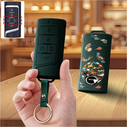 适用广汽传祺汽车钥匙套GA4保护套GS7包M6壳GS4扣女GA6高级GA8男