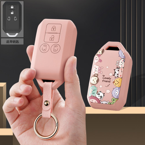 适用铃木SUZUKI汽车钥匙套保护套包壳XL7扣女高级Solio全包专用