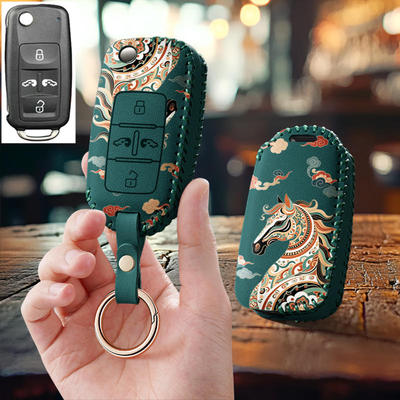 适合大众迈特威multivan汽车钥匙套夏朗sharan凯路威保护套包壳扣