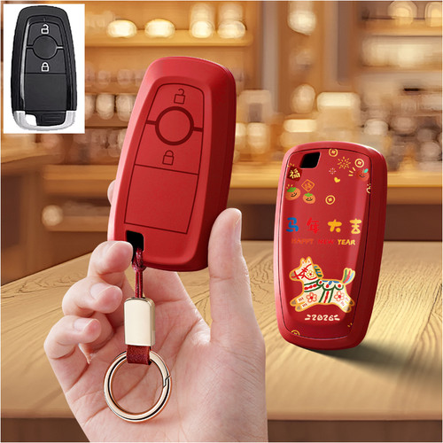 适用福特2019猛禽FordRaptor汽车钥匙套21包20壳22款扣高级F150福