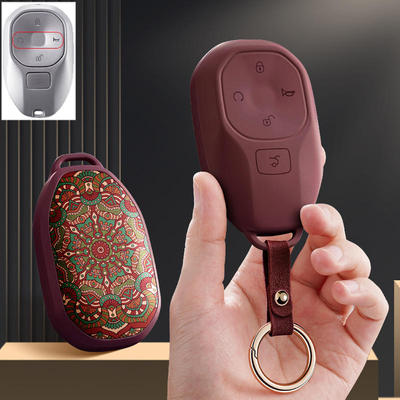 适用广汽传祺向往S9汽车钥匙套S7遥控保护套GS3影速包壳扣2025款