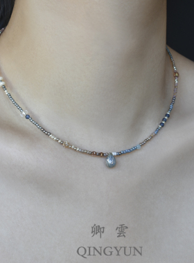 捷克珠混合材质女原创设计