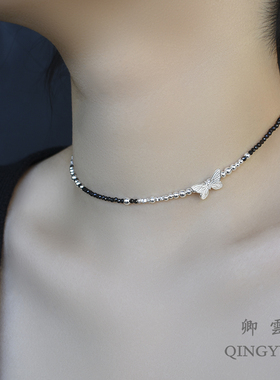 纯银天然石纯银女原创设计